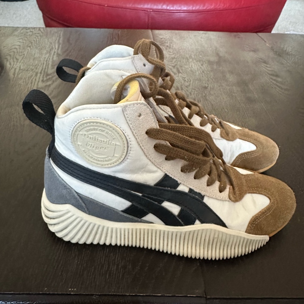 Onitsuka Tiger suede high tops - bought in Japan! Size 39.5